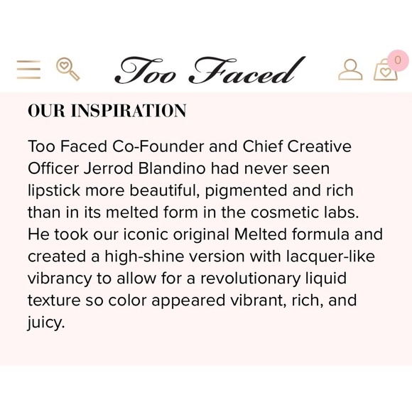 new Too Faced โป Melt Latex Lip Color โป Bye Felicia - Picture 7 of 12